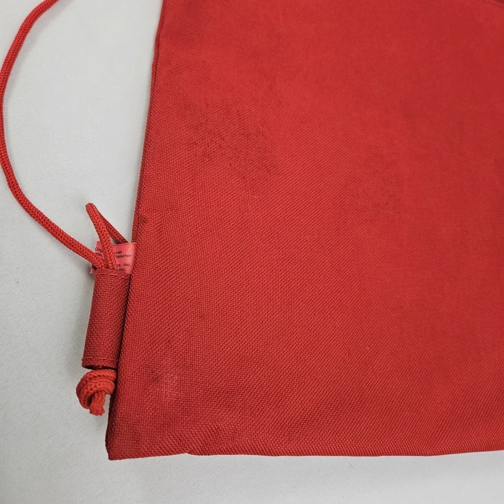 Vintage Betty Boop Backpack Drawstring Bag Sack Pudgy Red w/ Graphic EUC